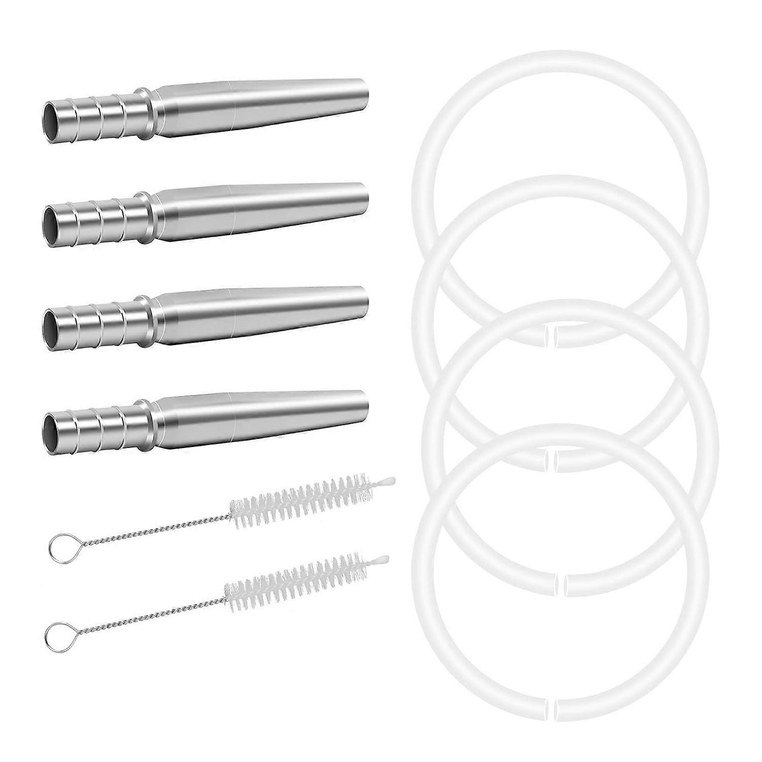 Maple Syrup Tapping Kit Stainless Steel Maple Tree Taps Set with Tubes Brushes Maple Syrup Spiles