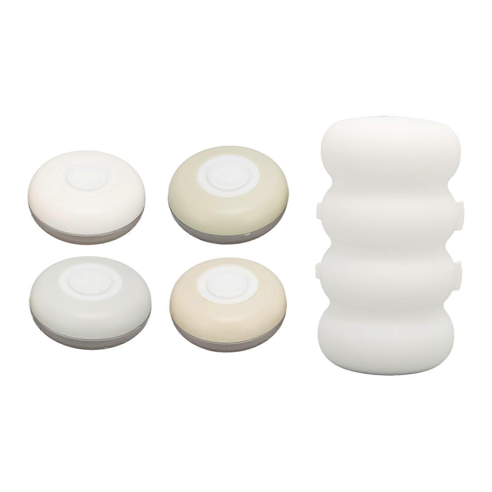 Travel Pods Set Press Operation Collapsible Portable Large Diameter Safe Sealed Plastic Refillable Containers for Daily Use