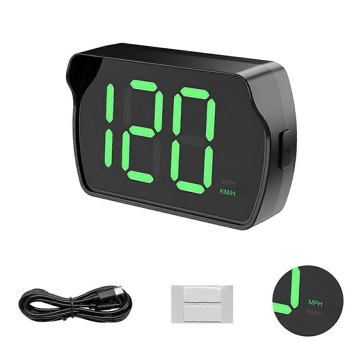Car HUD Head-Up Display for Truck, SUV, Motorcycle - Universal Compatibility, Compact Design, Easy Installation, Real-Time Data