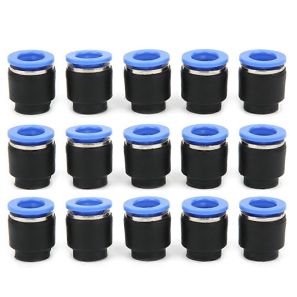 50PCs Air Pipe Plug Pneumatic Cap Plastic Brass Quick Insert PPF Oval Release Ring Hotel Use