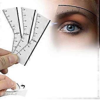 V-Shape Brow Stencil Adhesive Sticker - Easy-to-Use Eyebrow Template Ruler for Perfect Brows & Microblading Eyebrow Shaping Makeup Tools
