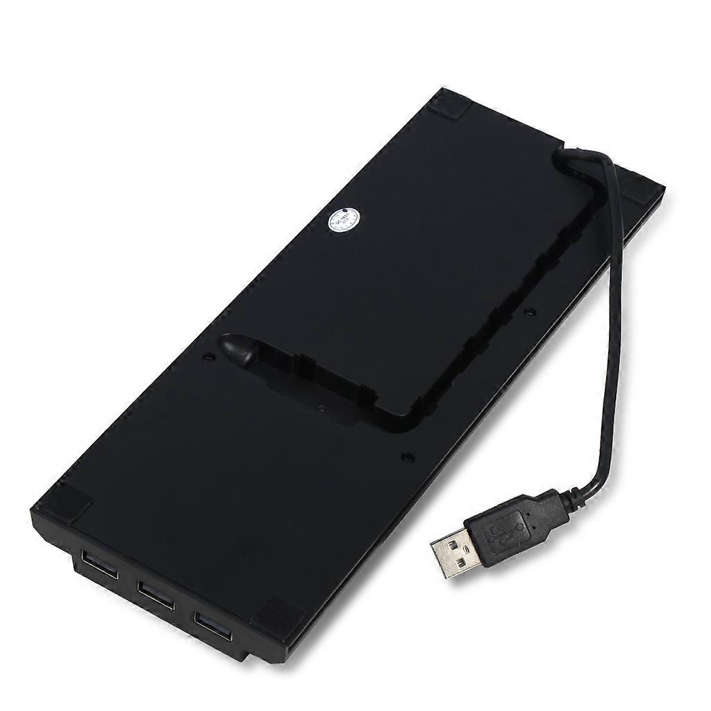 Supporto verticale con 3 ventole di raffreddamento, 3 porte USB, base di raffreddamento per console nera
