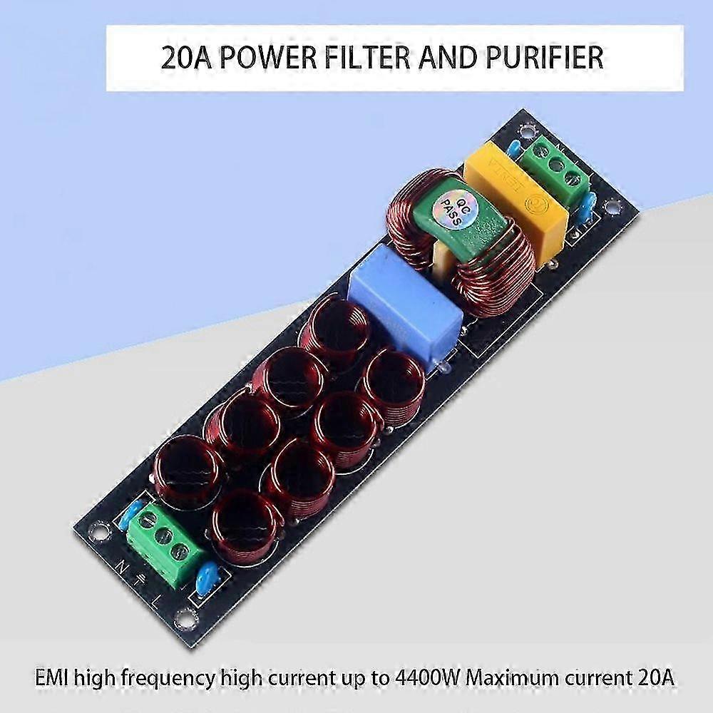 20A Power Filter Purifier Board EMI High Frequency and Power Filter Board Ready to Ship SZRH A-F