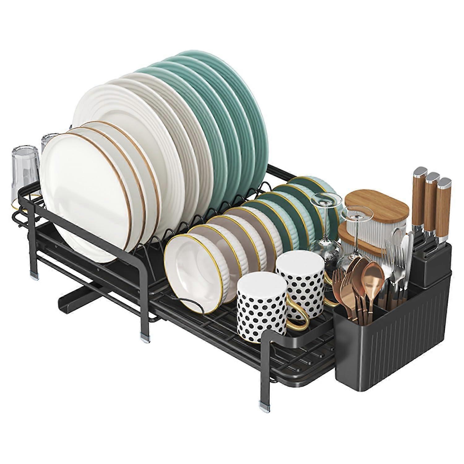 Expandable Dish Drying Rack for Kitchen Counter Sink
