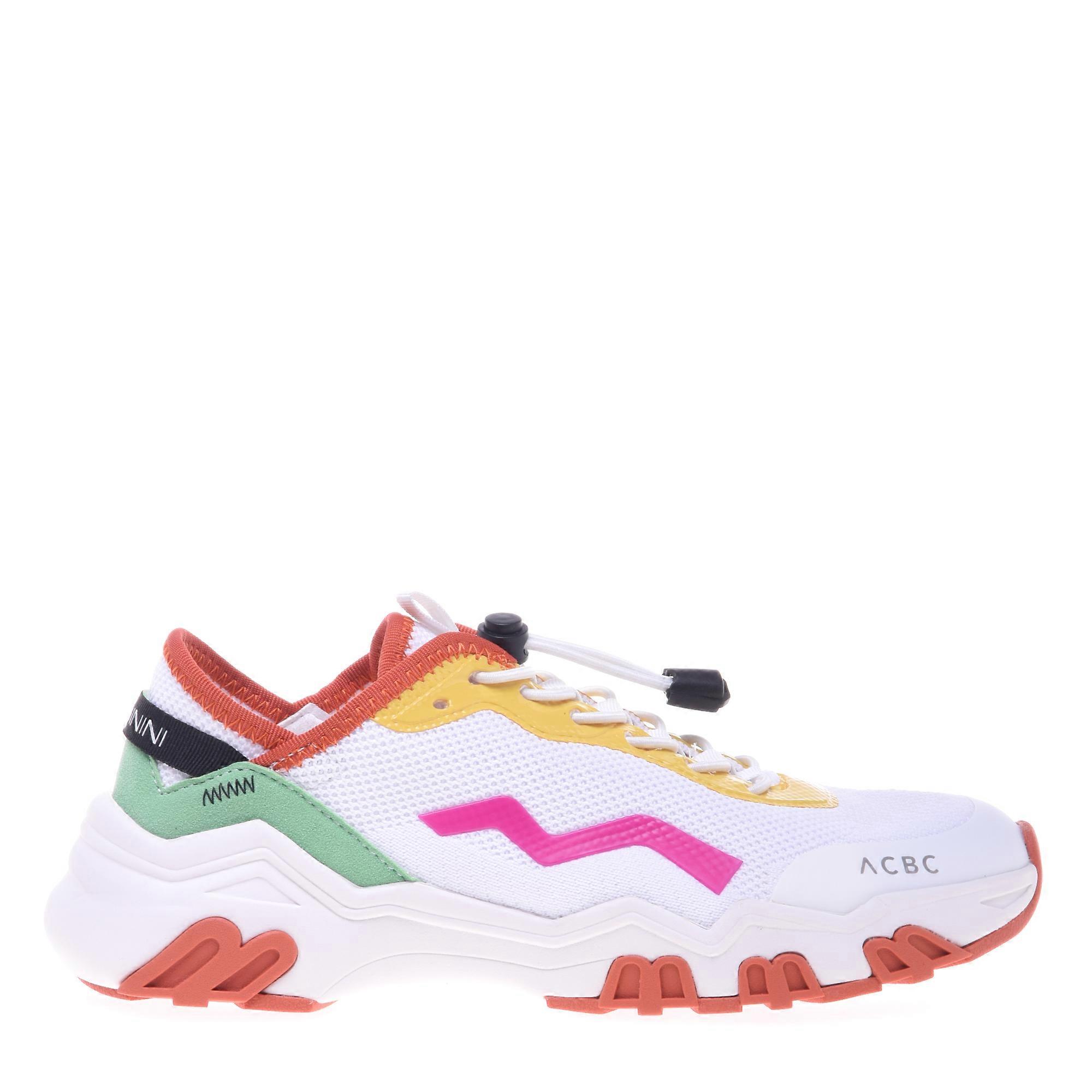 Baldinini - Orange And Yellow Imitation Leather Trainer