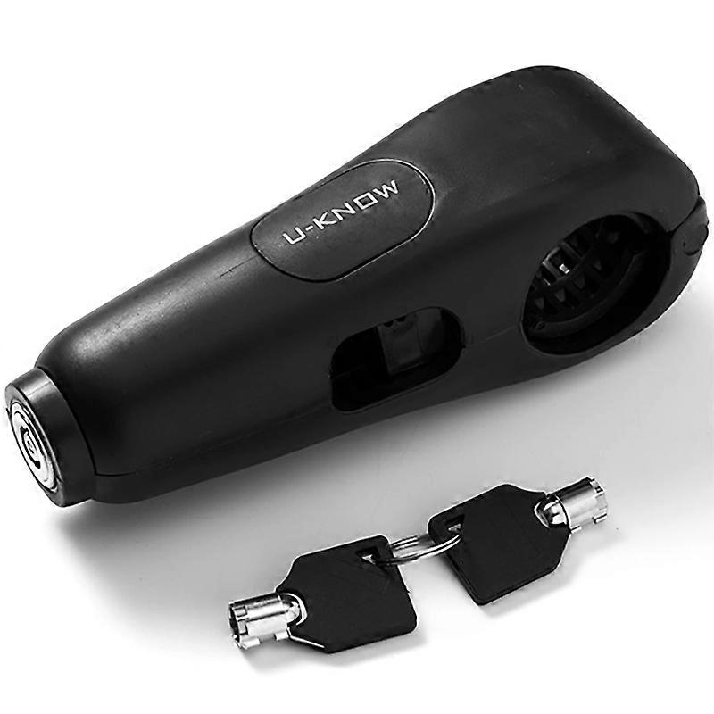 Durable Motorcycle Handlebar Lock with Buzzer Alarm - Non-Theft, Scratch Resistant ABS