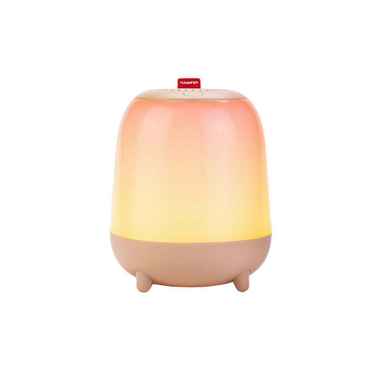 1.5L Double Spray Air Humidifier for Desktop, Pink Color with Silent Operation, 7 Color LED Lights and Aromatherapy