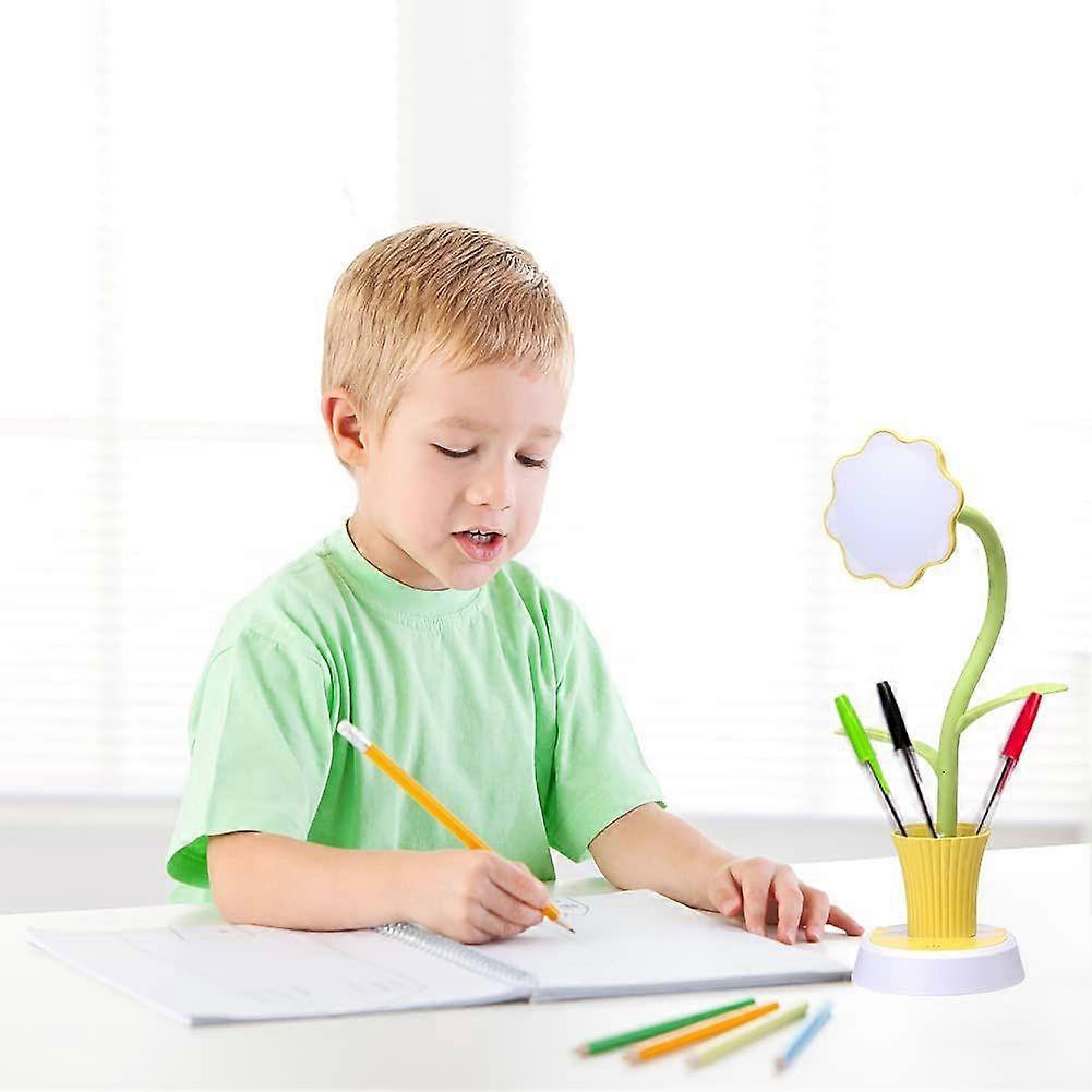 Creative Rechargeable Desk Lamp LED   (Yellow)