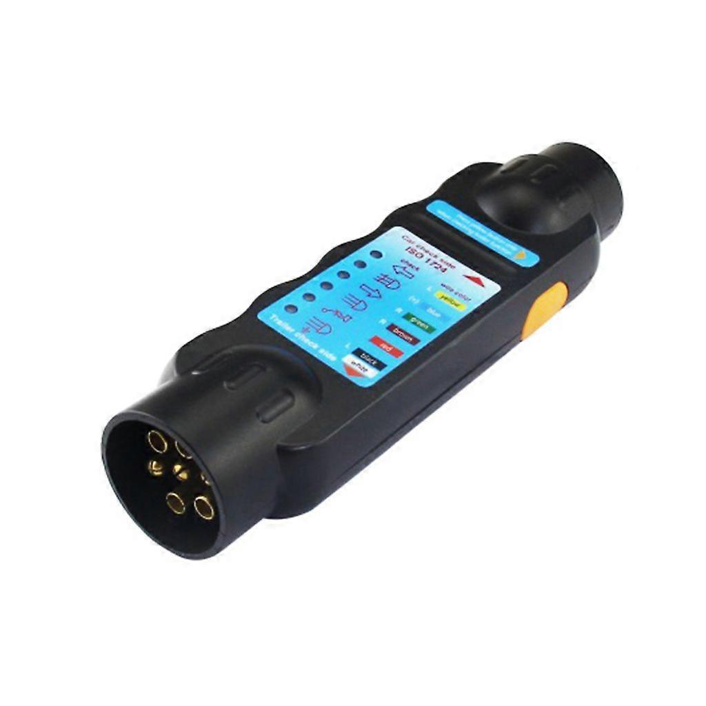 Resistance Tester 7 Pin Core Hole Car Tail Lamp Signal Line Inspection Detector