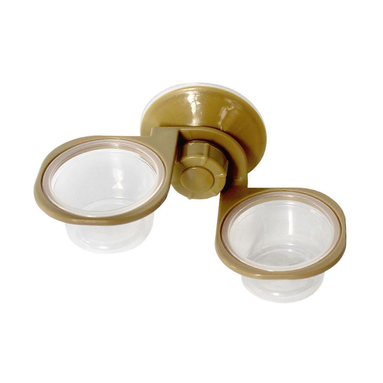 Small Suction Cup Feeding Ledge Double Cups Feeding Dish Crested Gecko Reptile