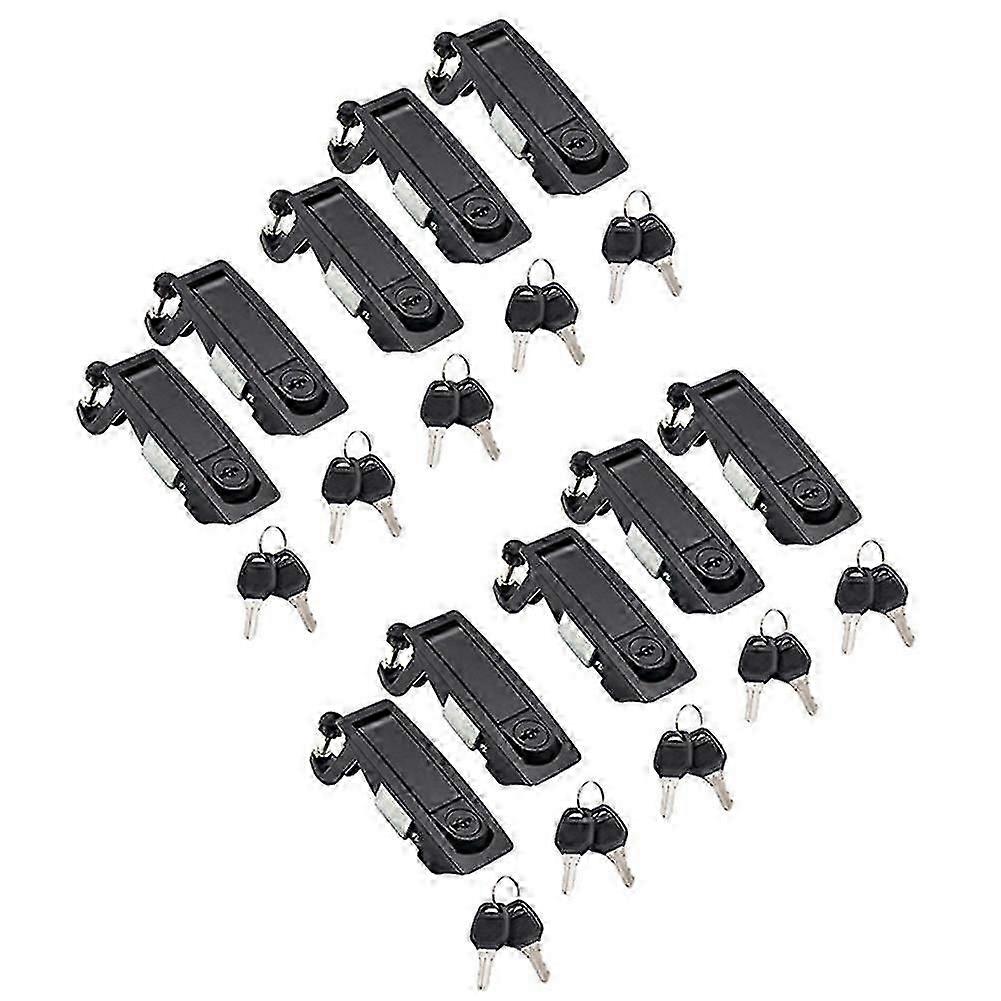 10pcs Compression Latch Lever Latch Lock For Marine Car Rv Door Hand Lock Adjustable Lever Latches
