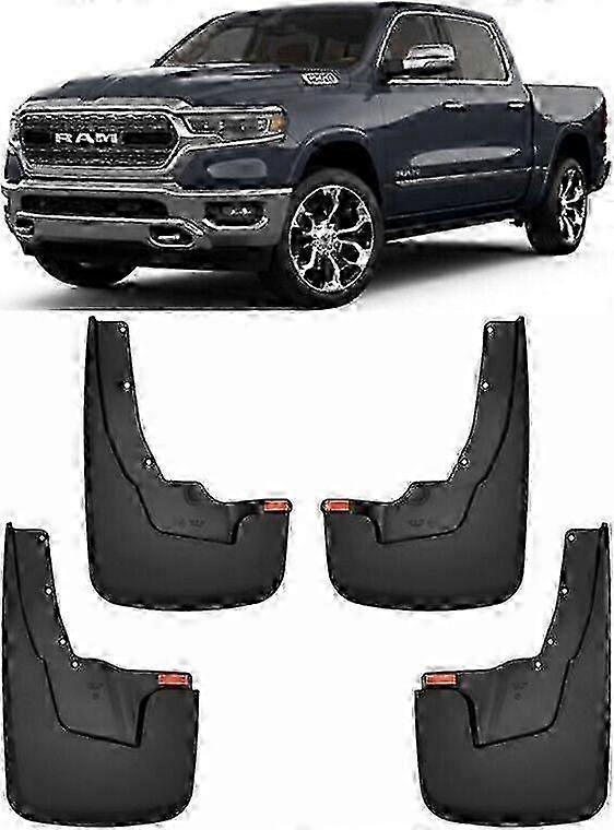 2019-2024 Ram 1500 Splash Guards Mud Flaps Complete Set Fits with Fender Flares