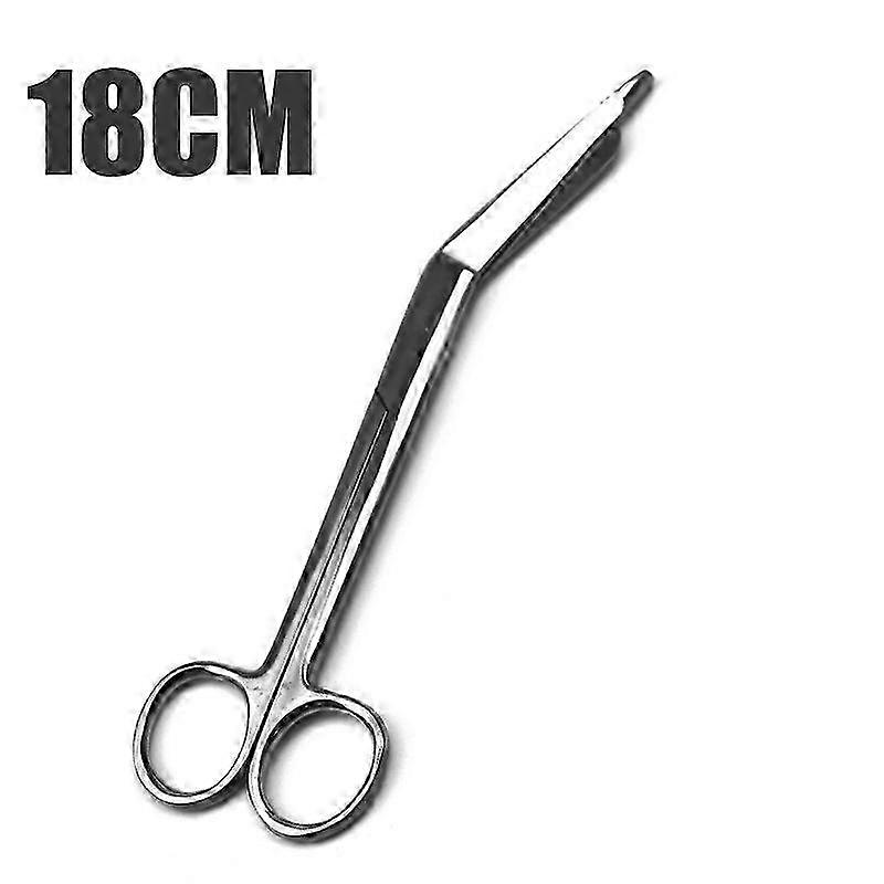 Stainless Steel Curved Scissors for Medical Nursing 14/18CM Gauze Dressing Cutting Shears with First Aid Tool Compatibility