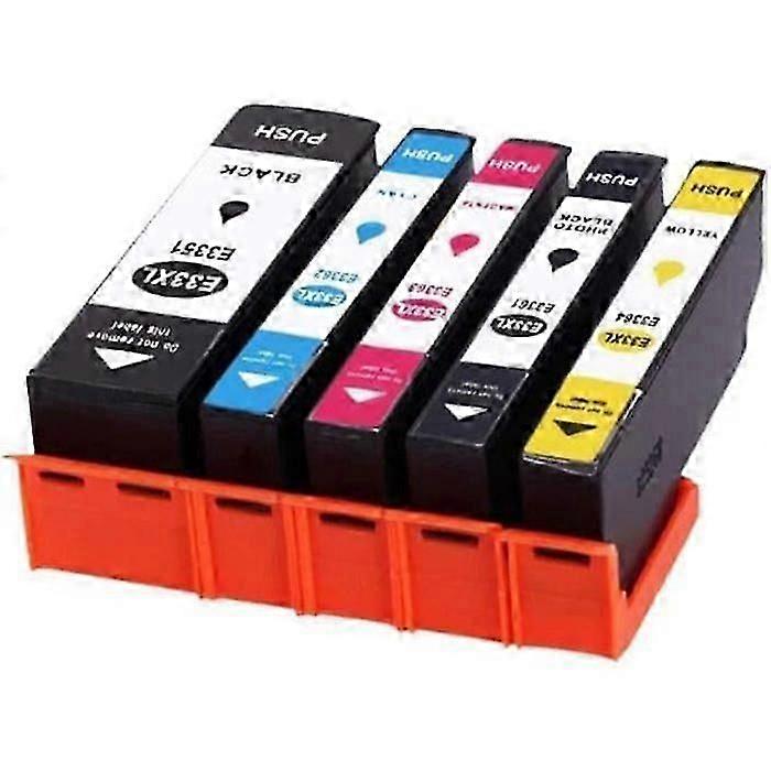 Compatible Ink Cartridge -  - 33XL - Pack of 5 - Color Prints - ISO 24711