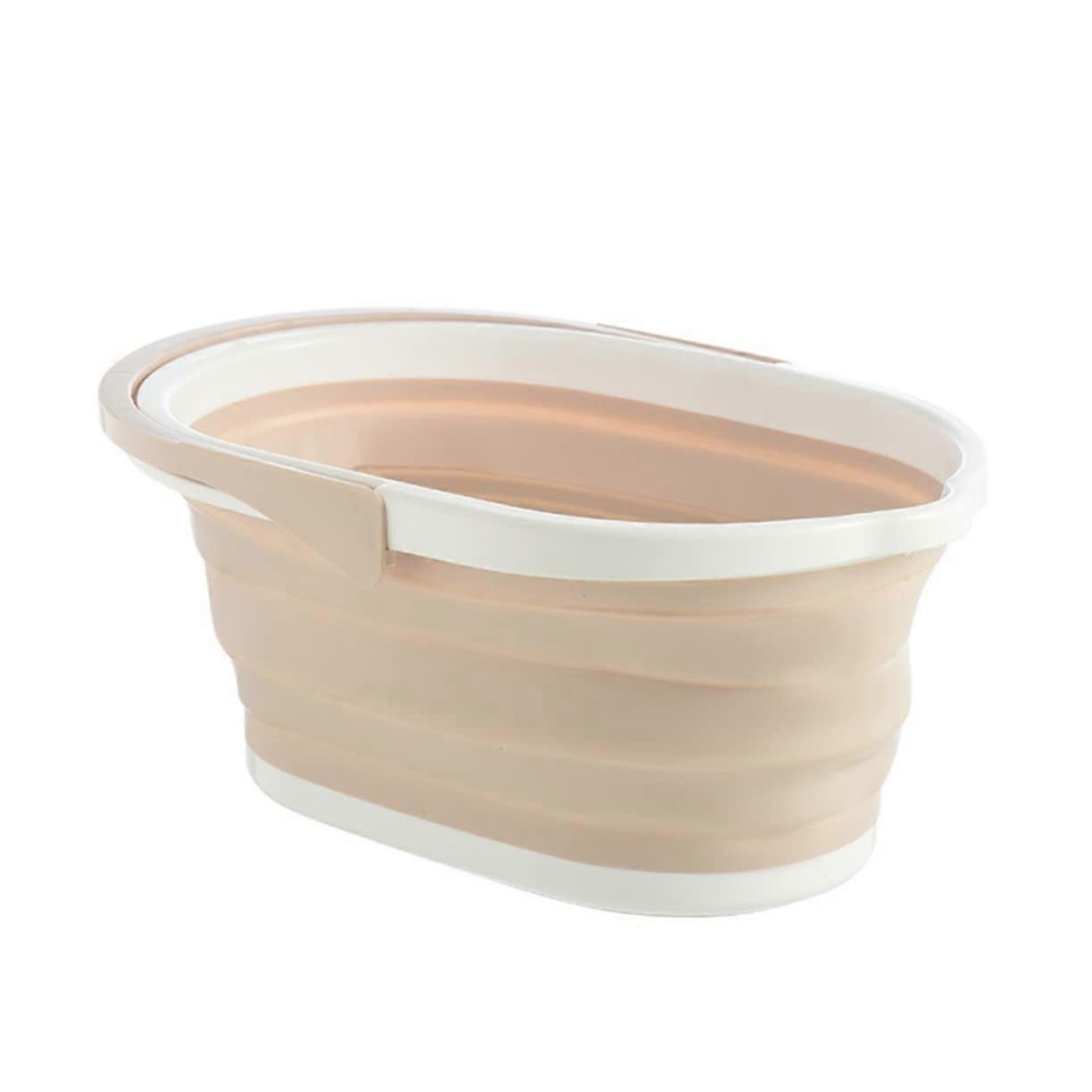 Plastic Mop Barrel Collapsible Mop Bucket Floor Easy to Store Suitable for Surfaces
