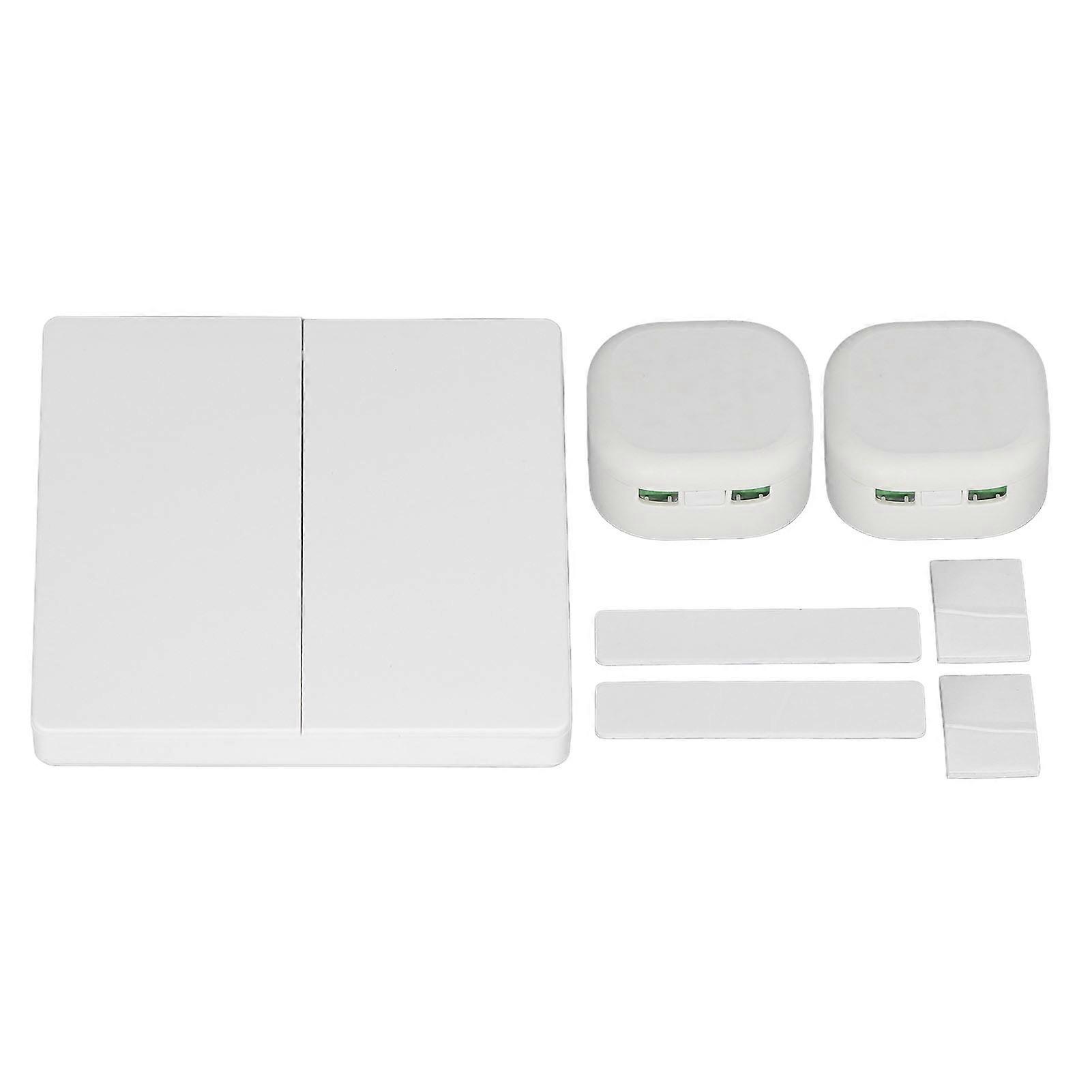 Self-Powered Wireless Light Switch Kit - Easy Install, RF Control, Long Range