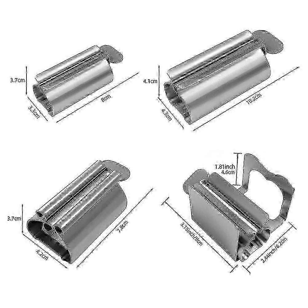 Stainless Steel Manual Toothpaste Squeezer Simple Practical Toothpaste Dispenser for Hair Dyes Paste