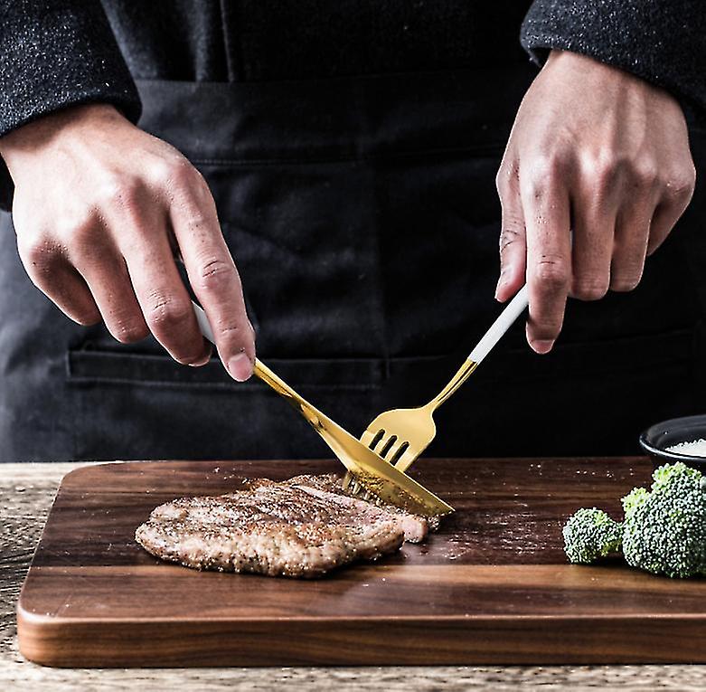 Kitchen Tableware Chopsticks Western Steak Cutlery Set (d)