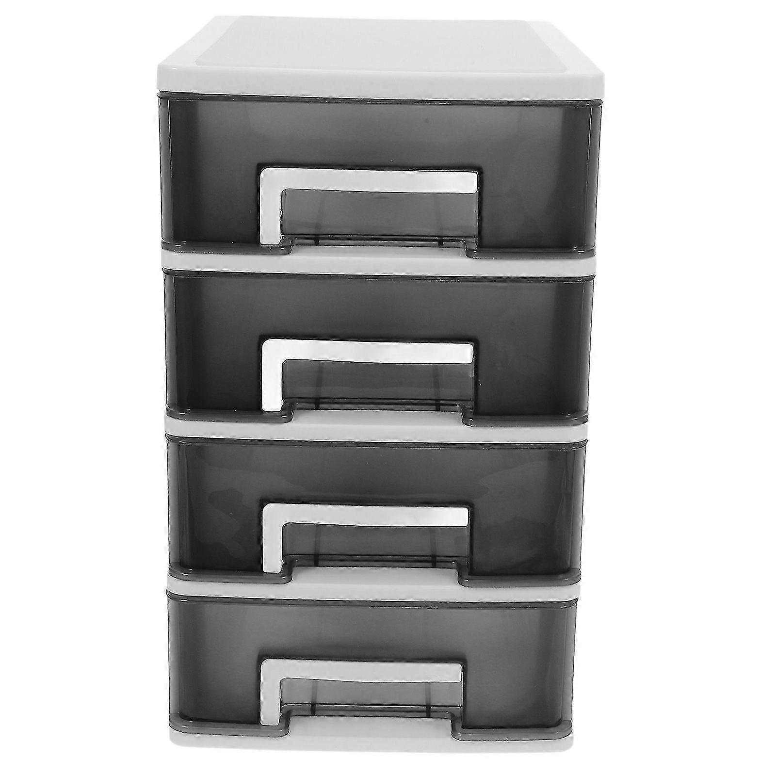 Portable Organizer Four-layer Plastic Storage Cabinet
