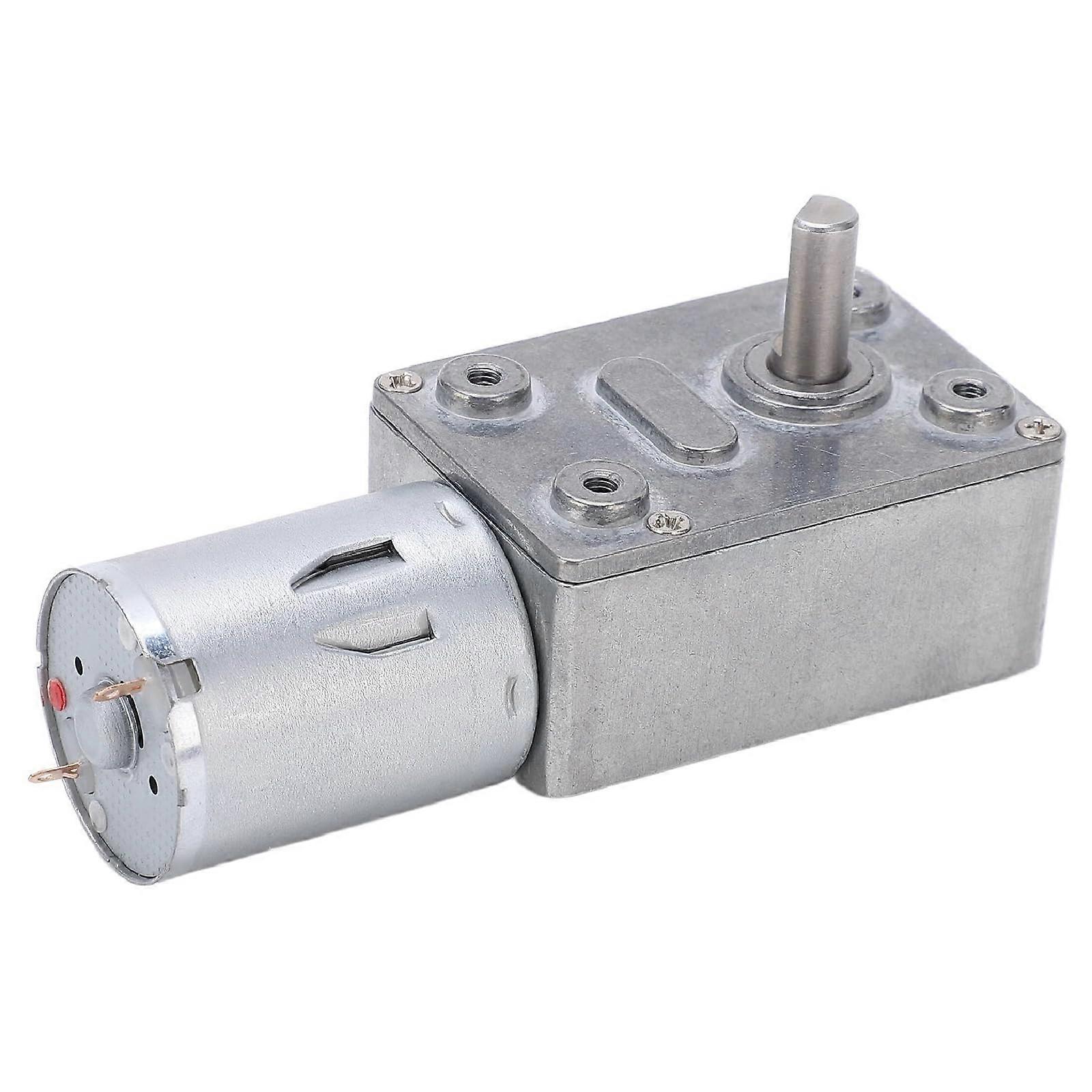 12V High Torque Reversible Worm Gear Motor 562RPM DC Electric Drive Motor for Car Windows Door Opener Mini Winch Drip Proof Brushless CW CCW