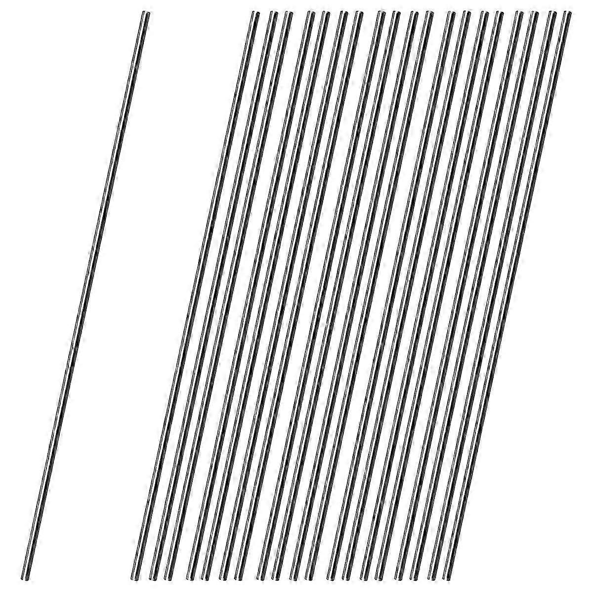 RC Oyuncak Araba için 20 Adet Paslanmaz Çelik Yuvarlak Mil Çubuk Akslar 150mmx2mm