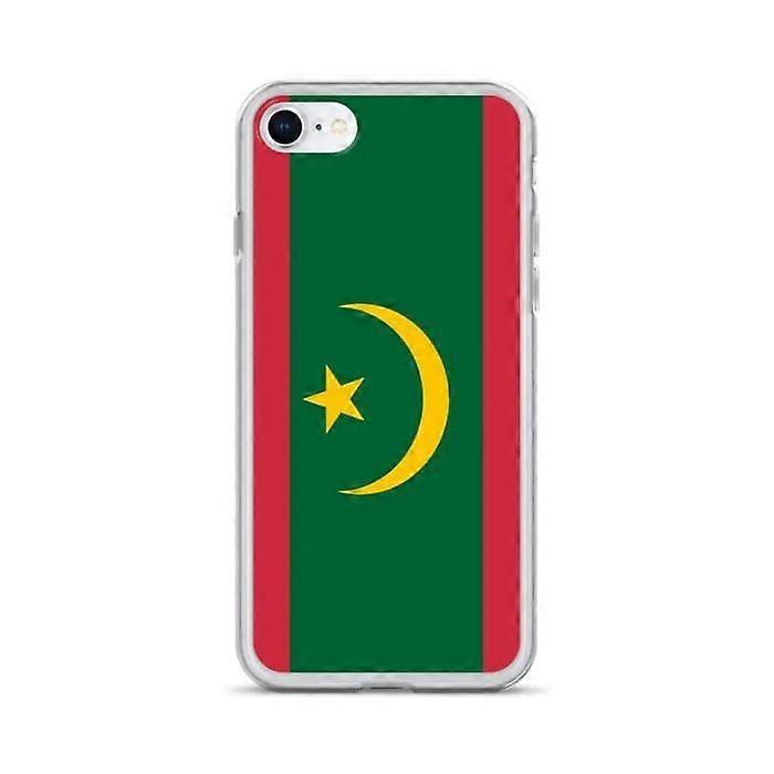 iPhone Case - Mauritania Flag - iPhone SE 2020 - Flexible - Multicolor - Vertical