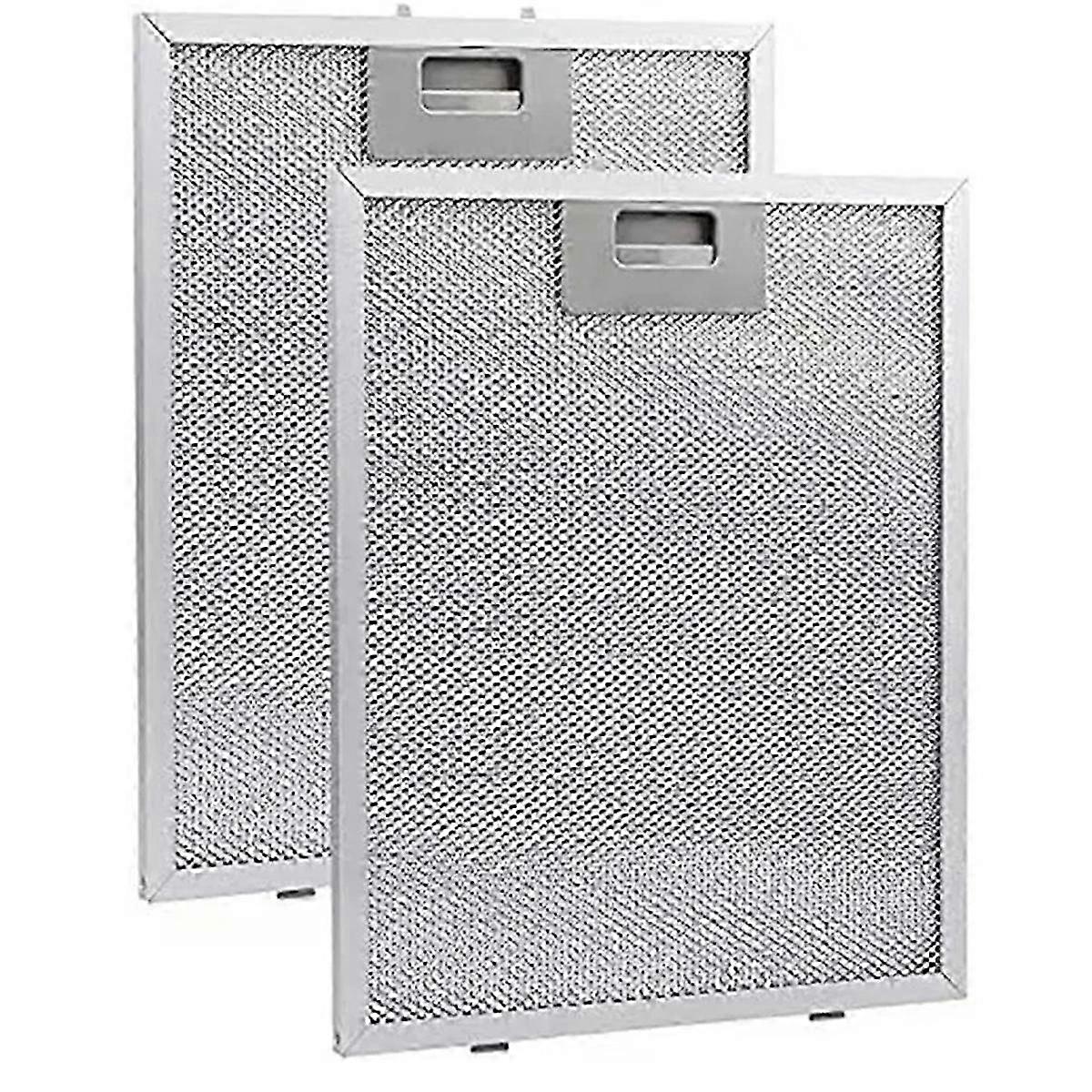 Metallgitter-Entlüftungsfilter für Dunstabzugshauben - 320x260mm 2er Pack