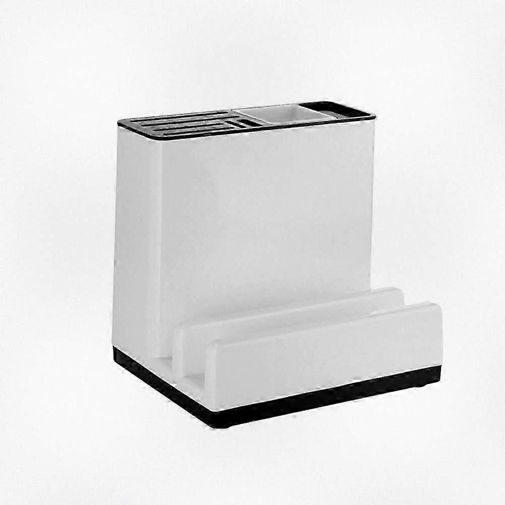 Multi-purpose Kitchen Storage Rack for Dish Draining, Chopstick Organizing, Cutting Board Holding, and Pot Support