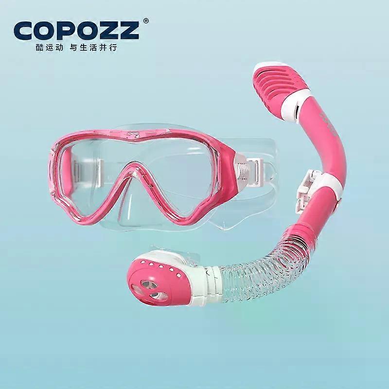 Kids Diving Mask Full Face HD Anti Fog Scuba Mask Underwater Snorkel Mask Set Children Swimming Snorkel Diving Equipment