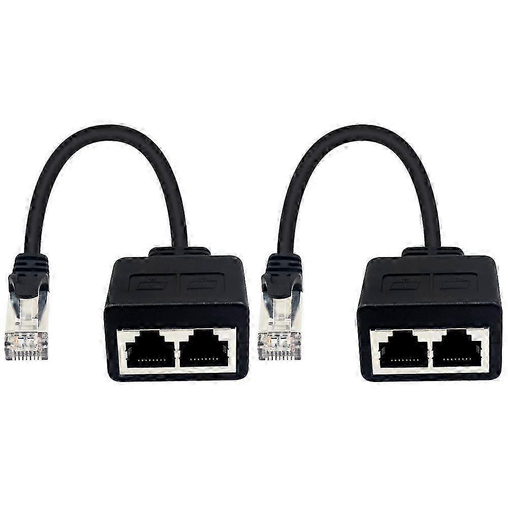 Répartiteur Ethernet RJ45 1 mâle à 2 femelle LAN pour une utilisation simultanée en ligne