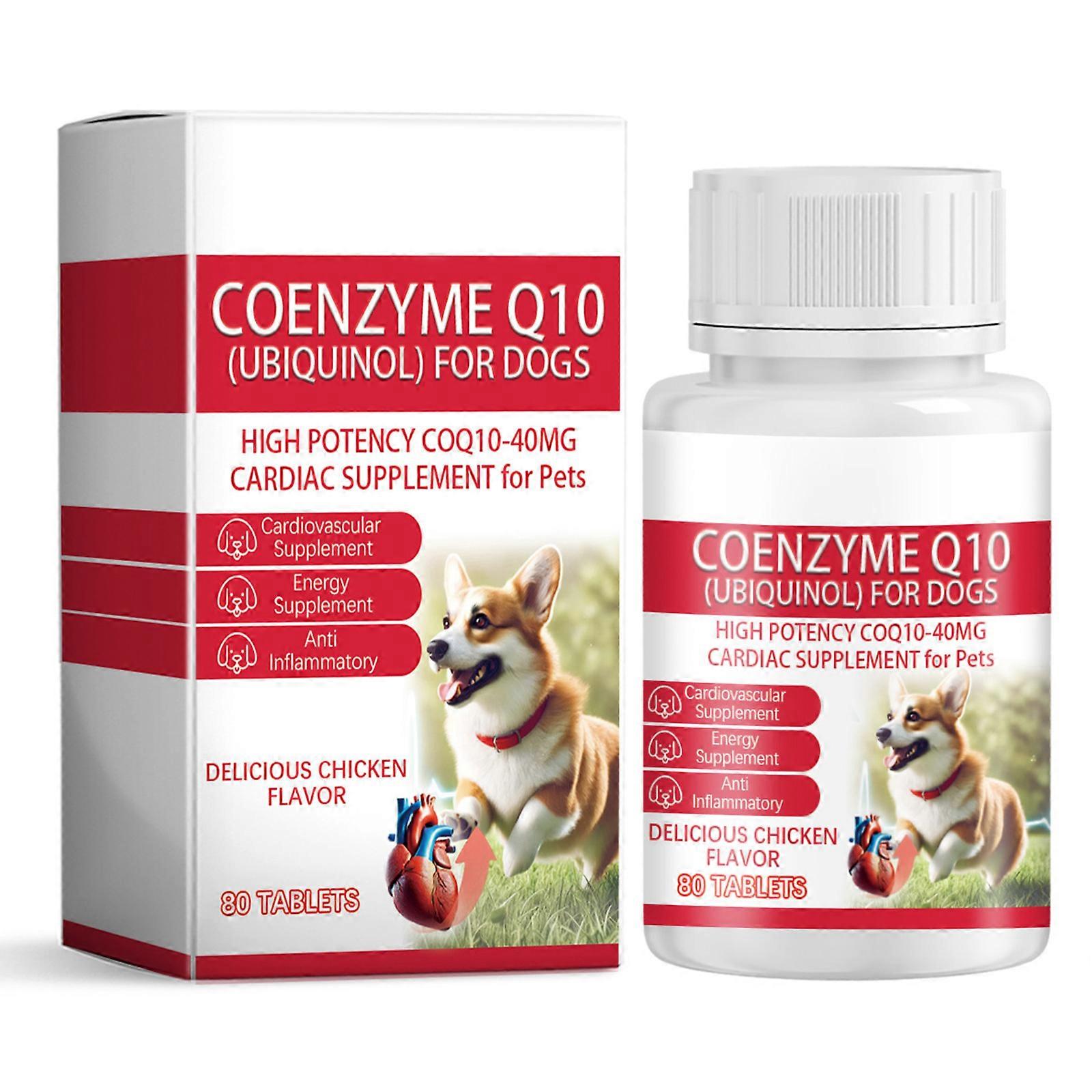 Pet Coenzyme δισκία φροντίδα για ηλικιωμένους σκύλους για καρδιά και καρδιά δύναμη γήρανση σκυλιών δισκία συμπλήρωμα
