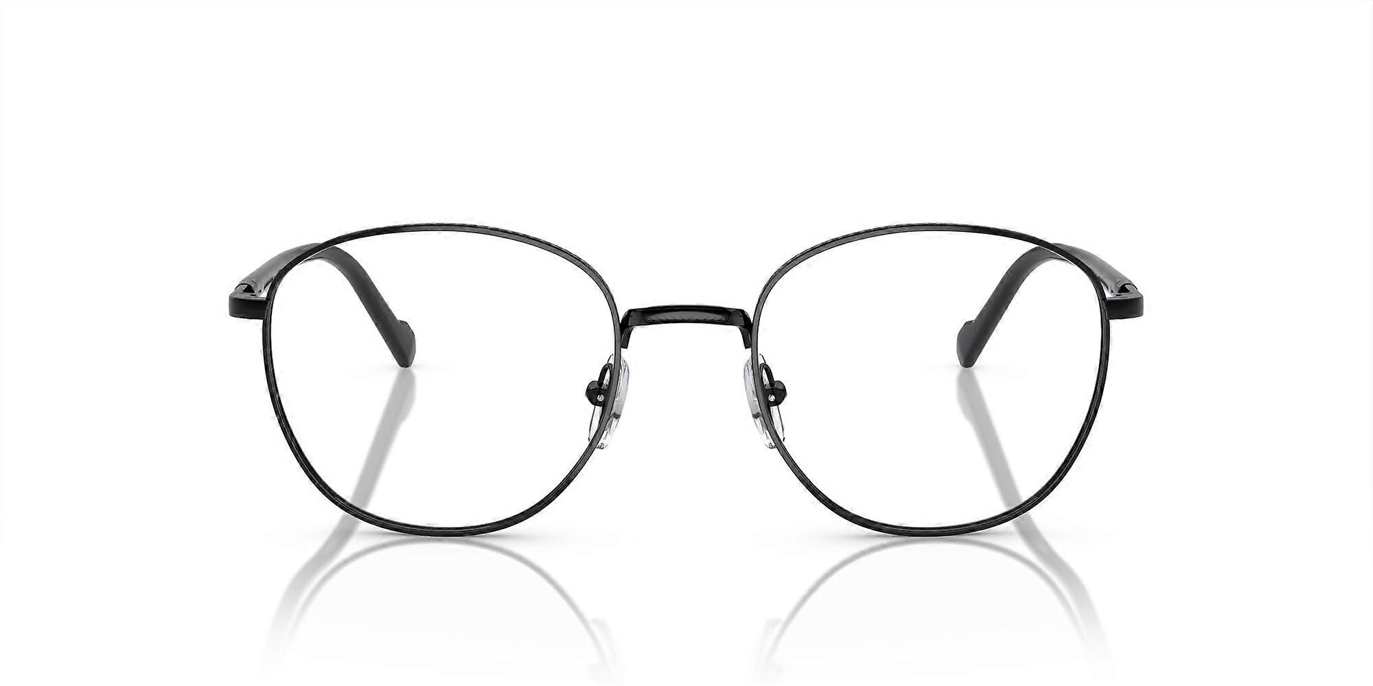 Men's Vo4291 Round Prescription Eyear Frames in Black Acetate, Lightweight Design, Unisex Style, Adjustable Nose Pads