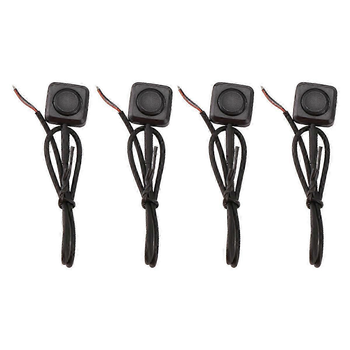 4 Pcs Momentary Switch Momentary Push Button ON Off Switch 12V 24V Surface Mount Mini Button Switch