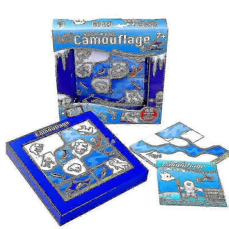 2024 Challenges Iq Training Smart Game North Pole Bear Camouflage Thinking Children Puzzle Toy