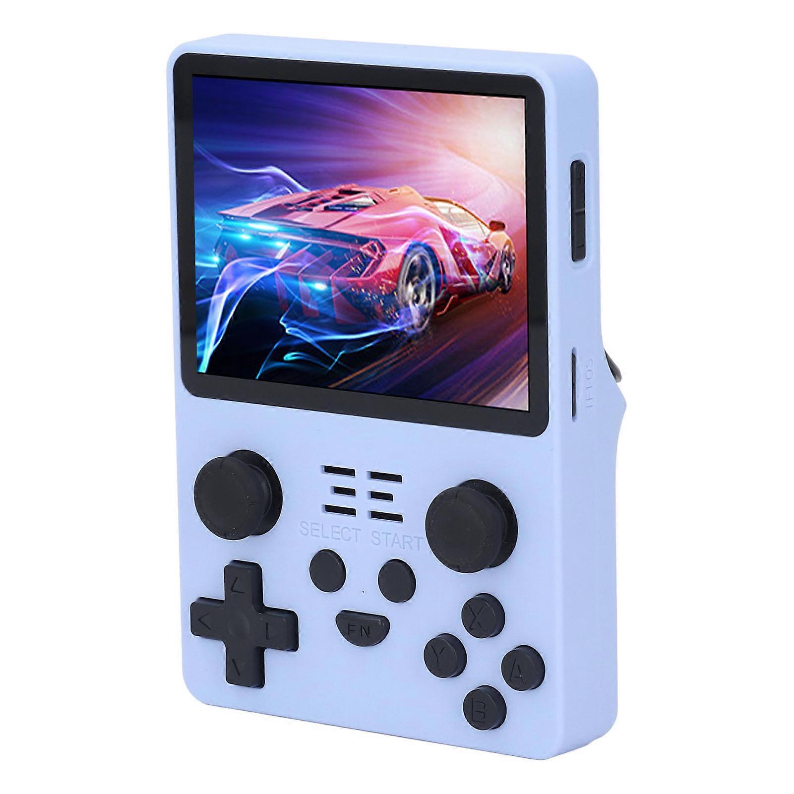 Handheld Game Console Blue 3.5" IPS Screen 256G Dual Joysticks