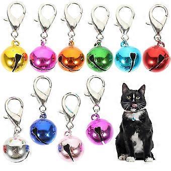 10Pcs Cat Dog Collar Bells Pet Collar Bells Pet Collar Hanging Bells Pet Collar