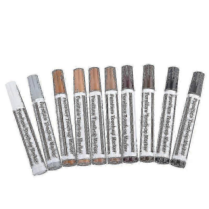 10-Color Ξύλινα Έπιπλα &; Scratch Επισκευή Δαπέδου Markers Kit, Scratch Cover Pen για ντουλάπια Τραπέζια Δάπεδα από σκληρό ξύλο