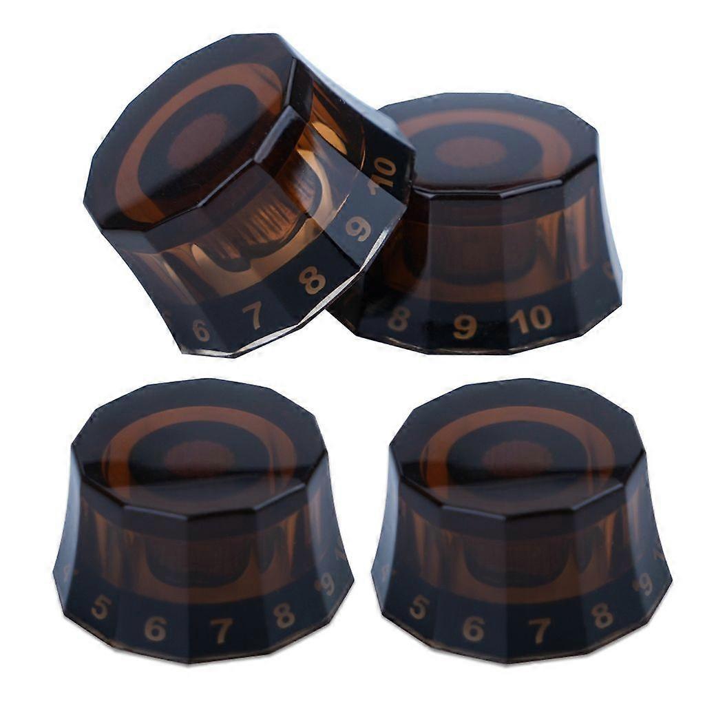 4Pcs Guitar Volumes Tone Control Knobs Speed Control Knobs for Electric Guitar