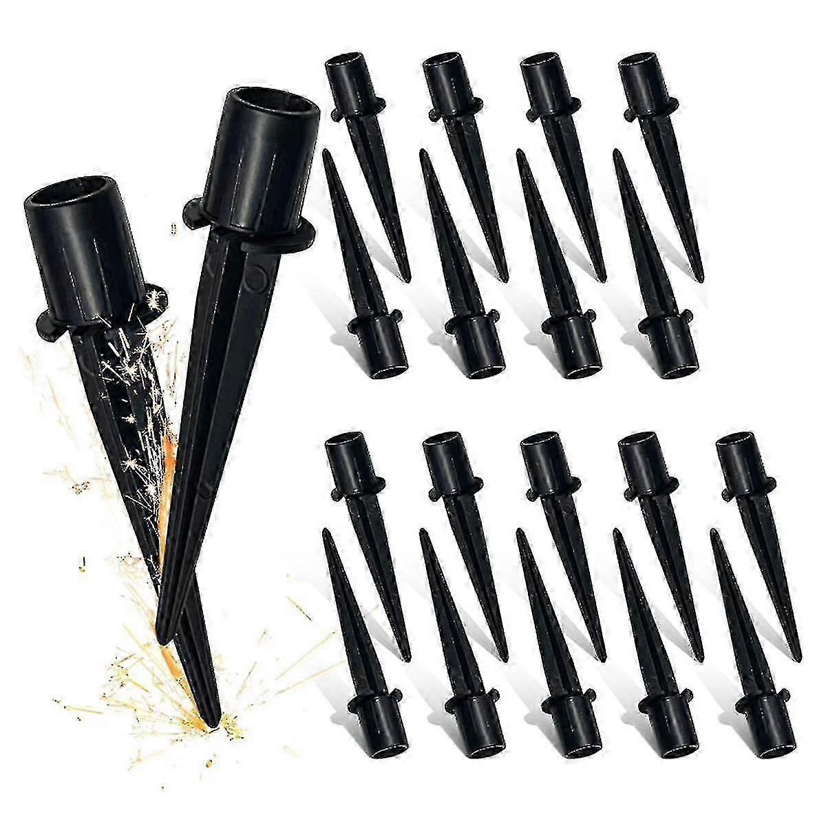 20 Pack Metal Replacement Stakes for Solar Lights Outdoor Pathway Ground