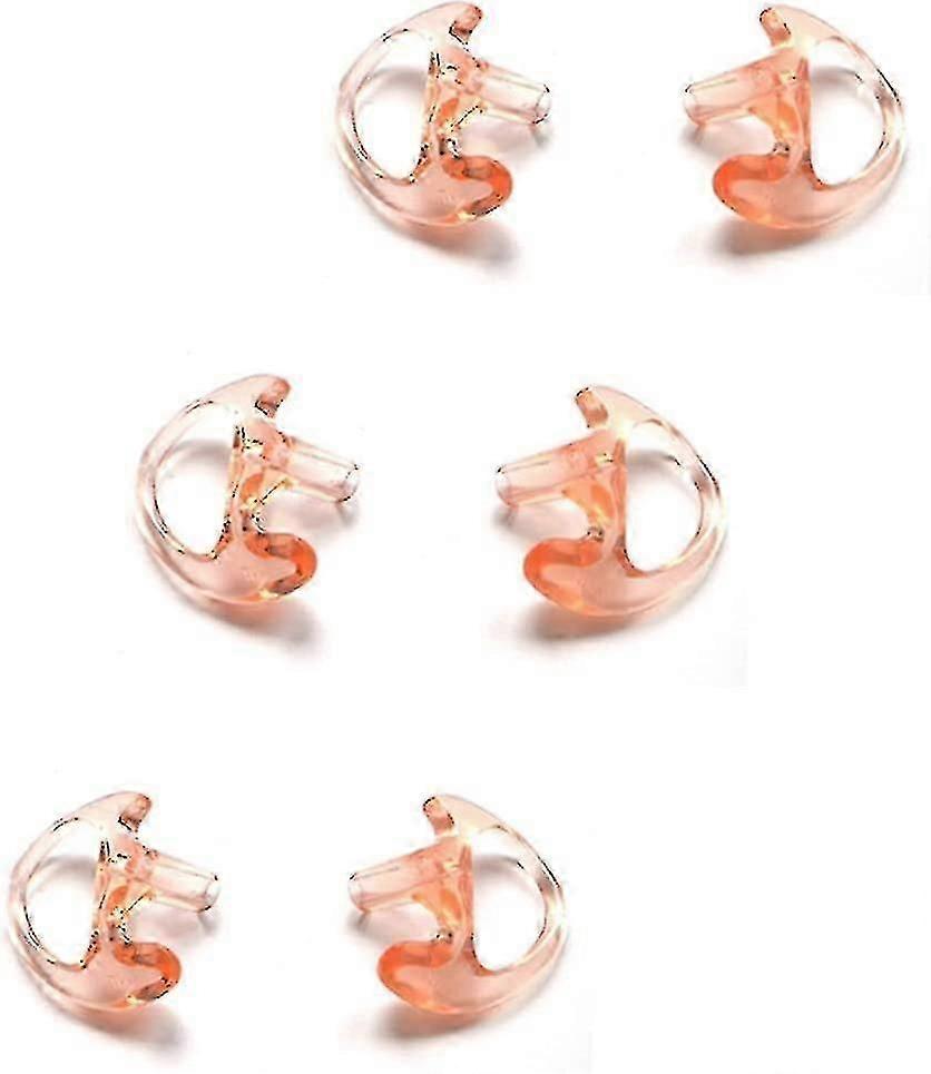 エアアコースティックトランシーバーヘッドセット用交換用シリコンイヤフォン、ミディアムイヤモールド(3ペアパック)