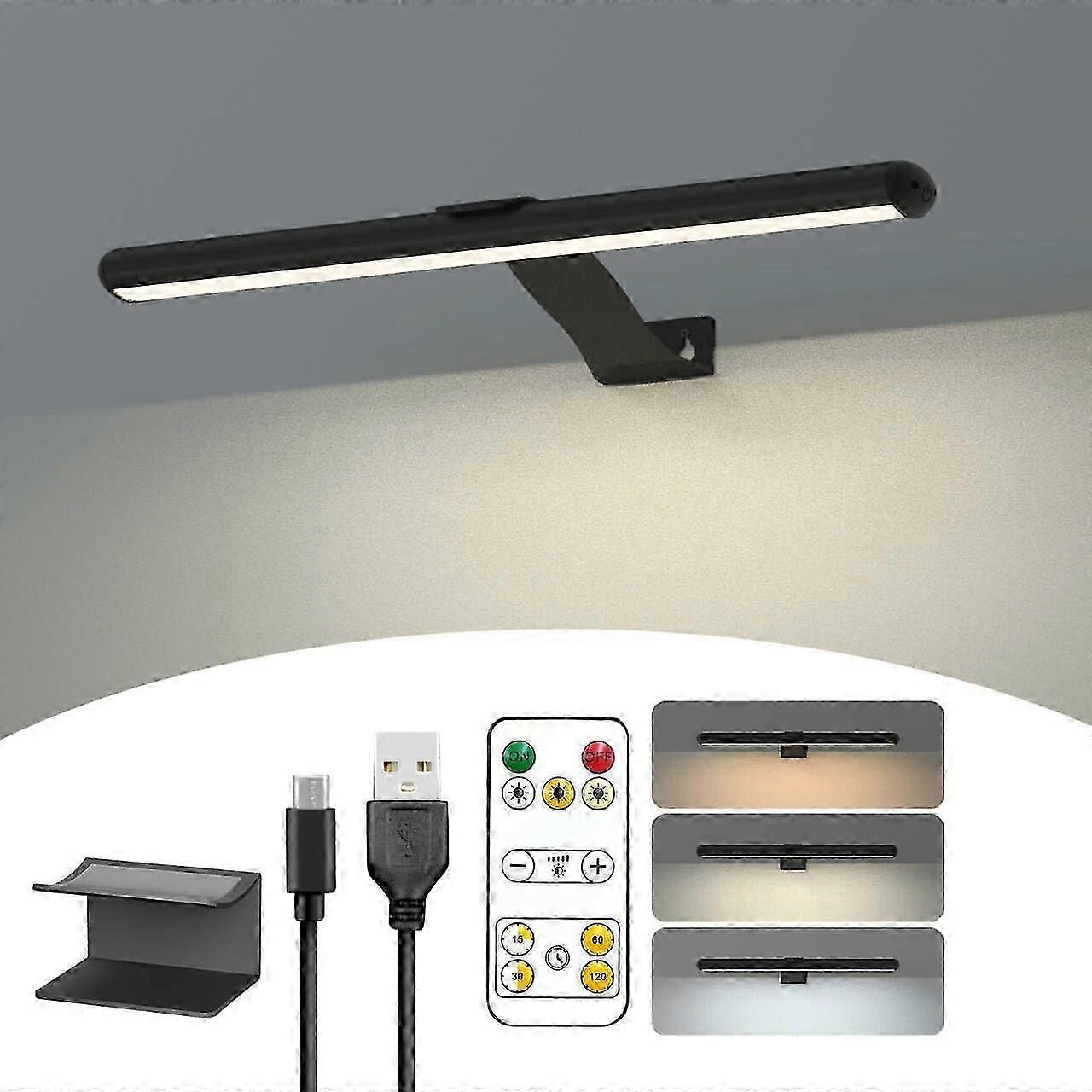 Wireless Picture Light Rechargeable with Remote, 300LM Art Battery Display Lamp, 3 Modes Magnetic Wall Light