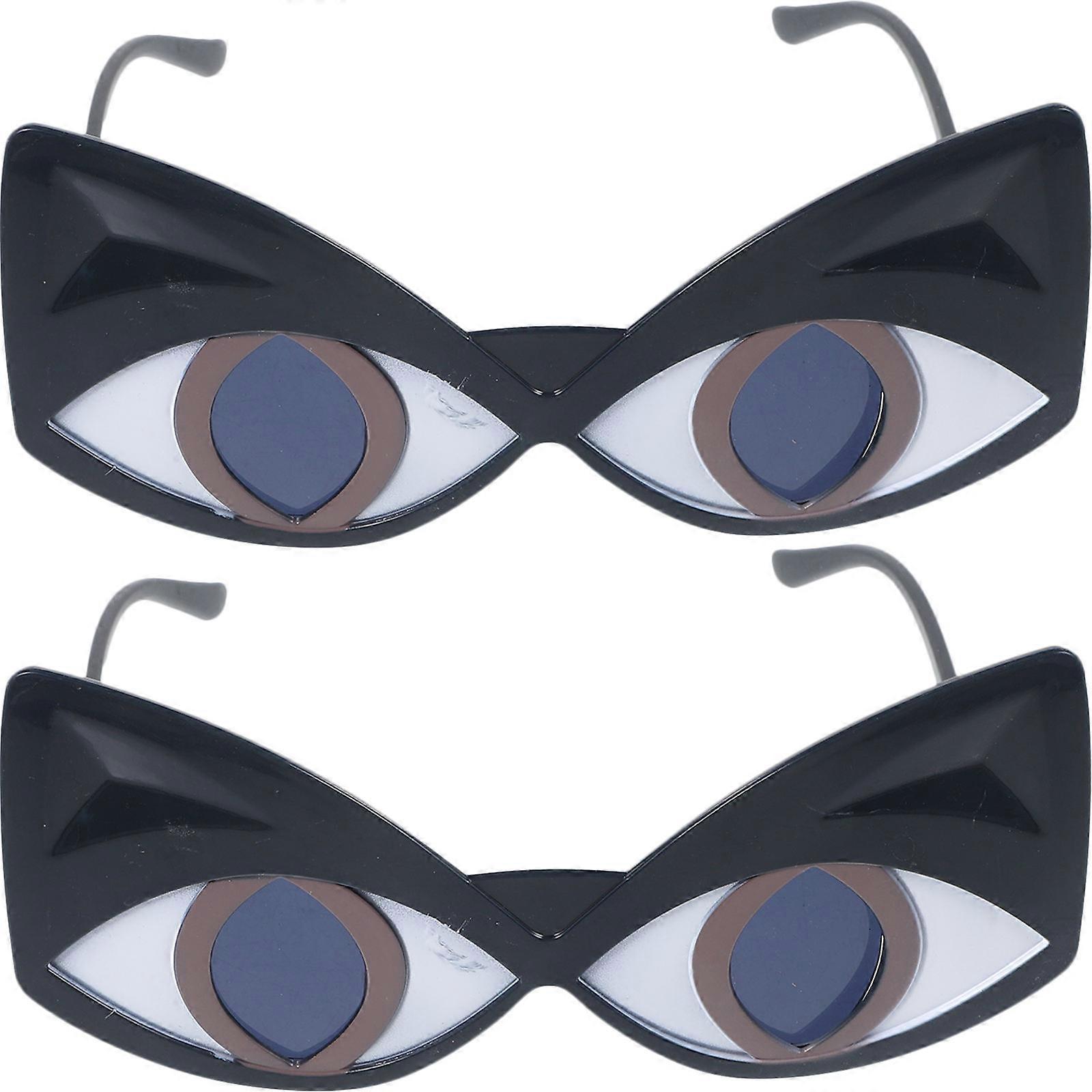 It looks like you're describing a product listing—possibly for **oversized cat eye sunglasses** that are designed as **funny photo props** for
