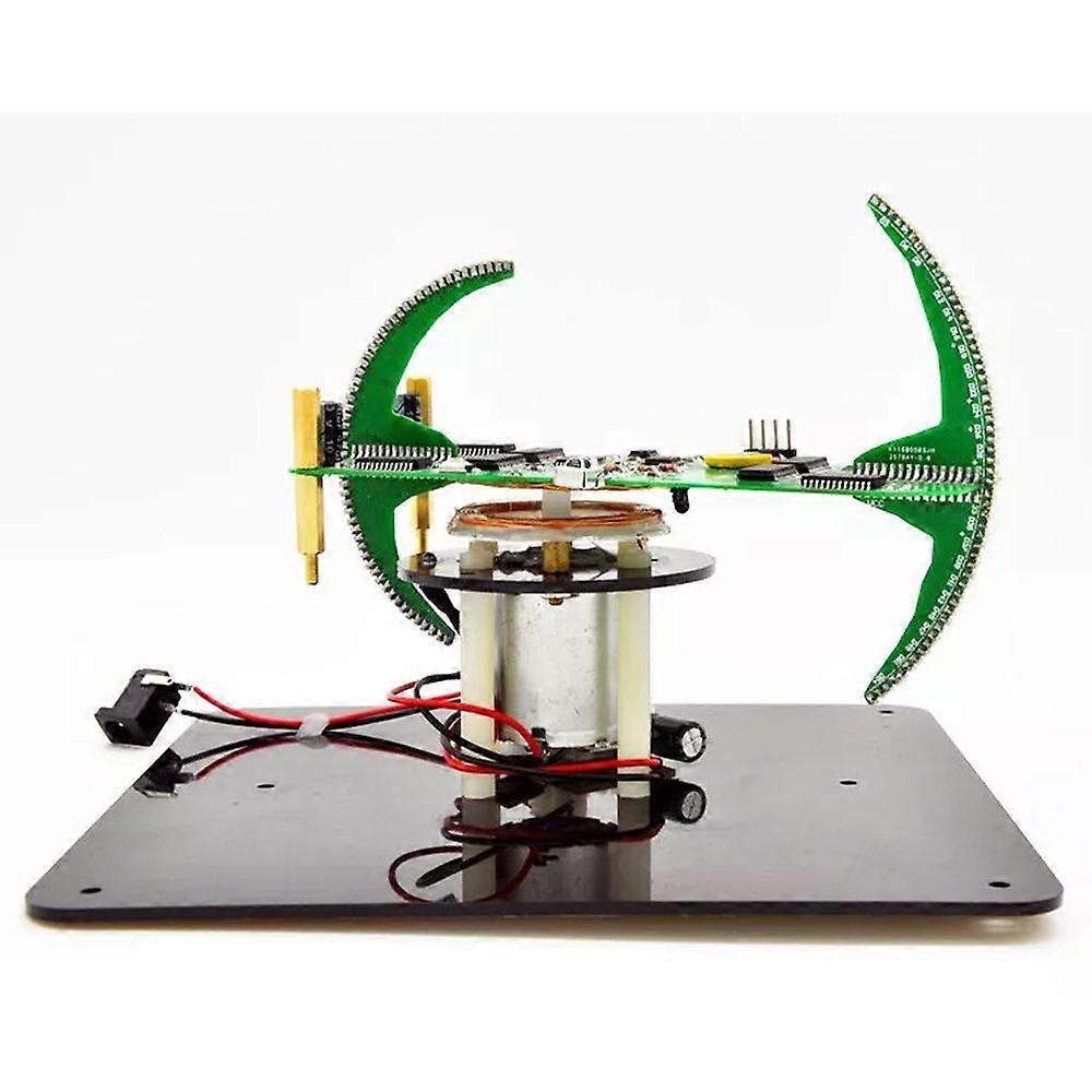 DIY Biaxial Spherical Rotating LED Kit Creative POV Soldering Training jy