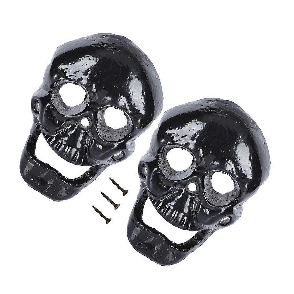 Funny Bottle Openers Skull Shape Wall Mounting For Adults Halloween Party 10x7cm 2Pcs