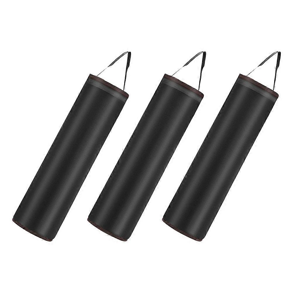 Grocery Bag Dispenser Household Hanging Storage Rectangular Black 20X13CM 3Pcs