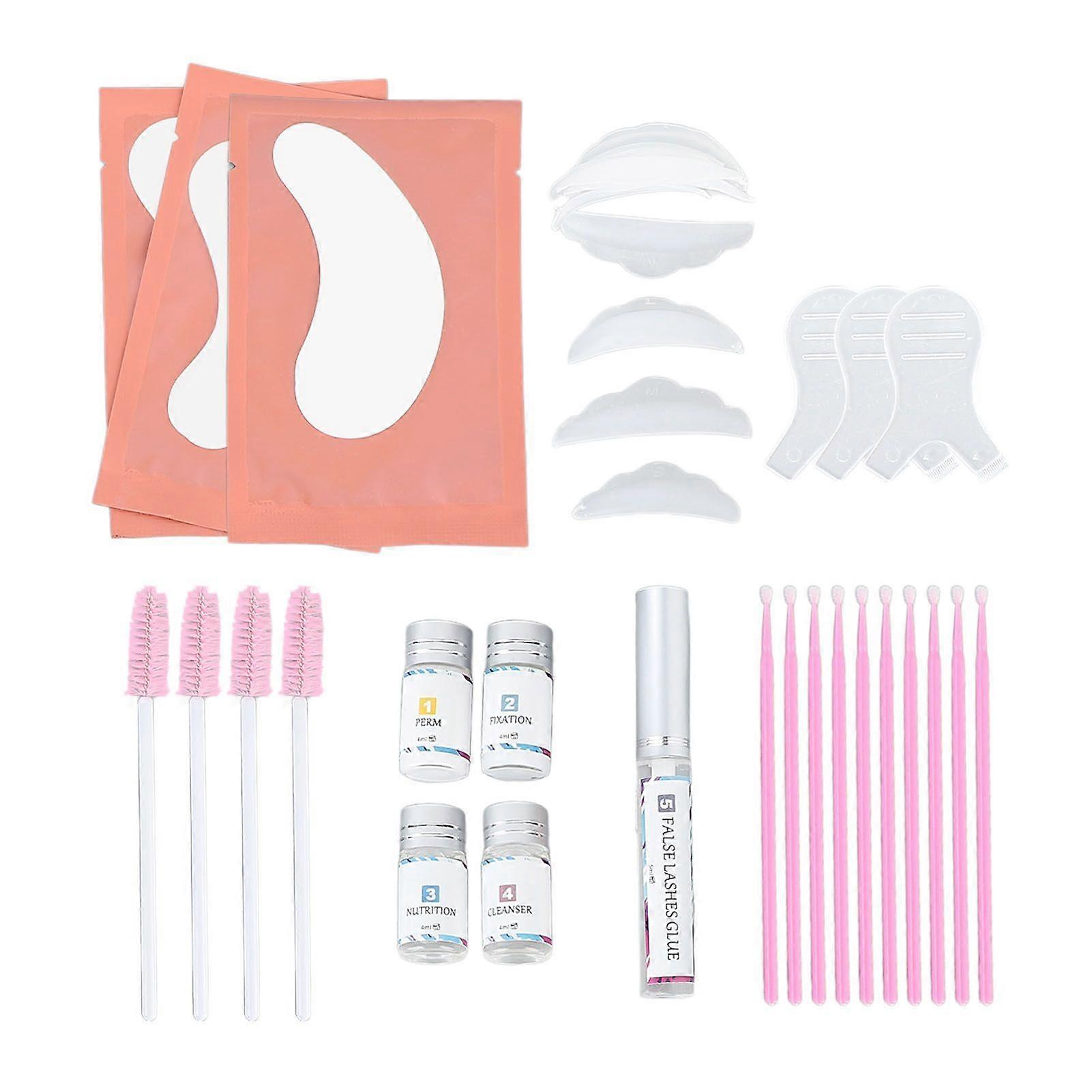 2025 Latest Model 2 in 1 Eyelash and Eyebrow Perm Kit Long Lasting 68 Weeks C...