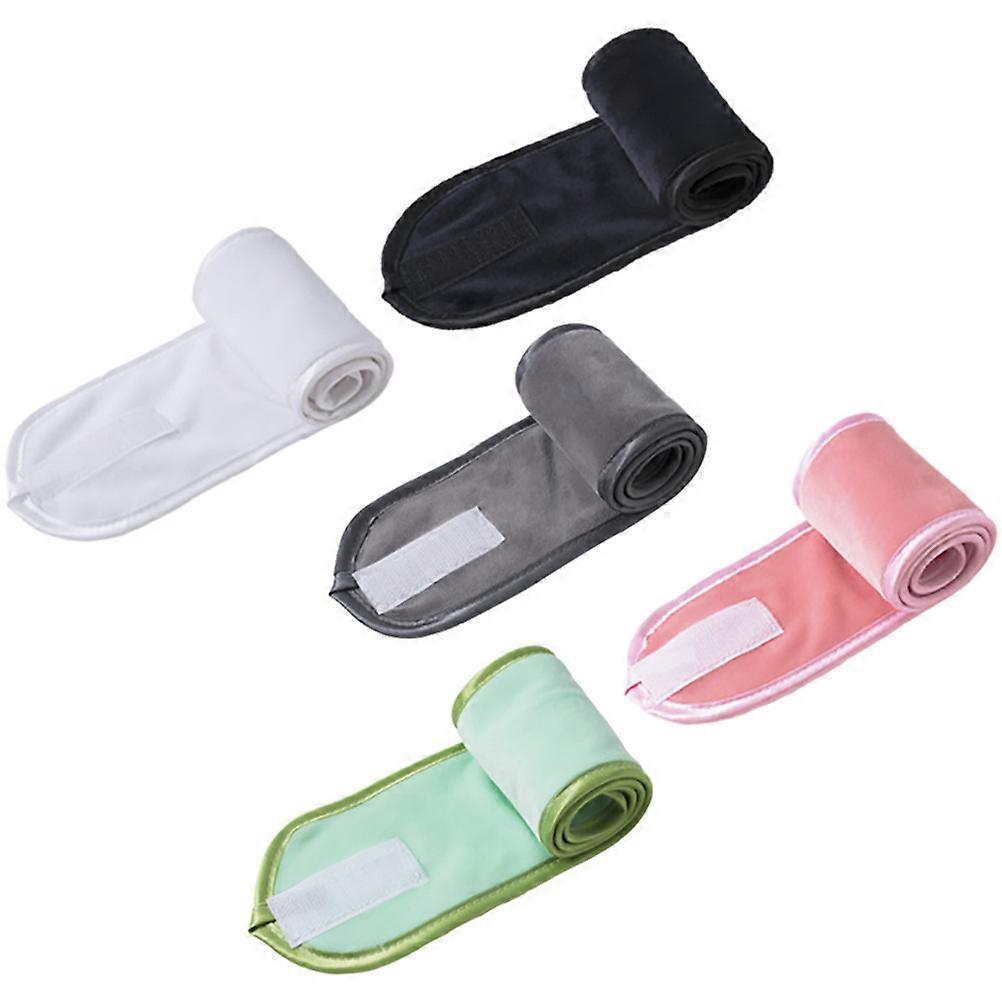 Spa Headband Headbands Λευκό 5Τμχ