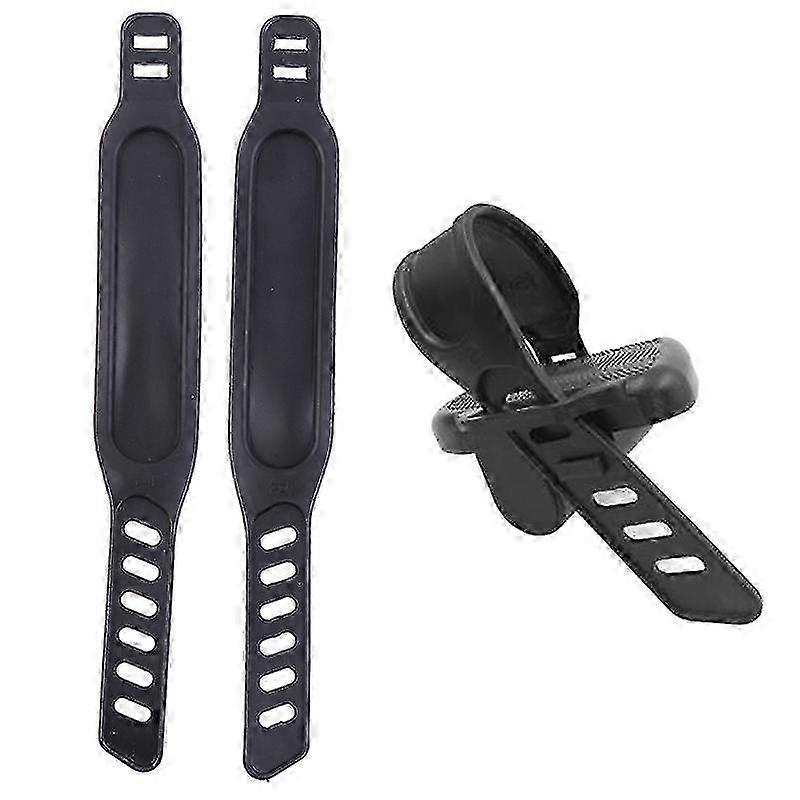 1pair Νέα ποδήλατα άσκησης Πεντάλ Ιμάντες Stirrup Ιμάντας Εξοπλισμός γυμναστικής Αξεσουάρ