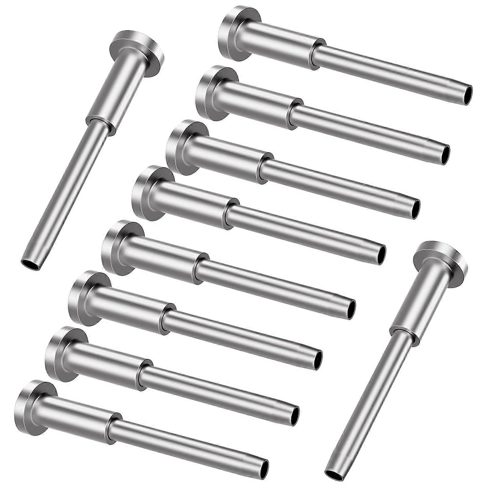 10pcs Invisible Cable Railing Kit Steel Receiver and Screw Bolt Cable Railing Systems Suitable for Wood/Metal Ref: 9002