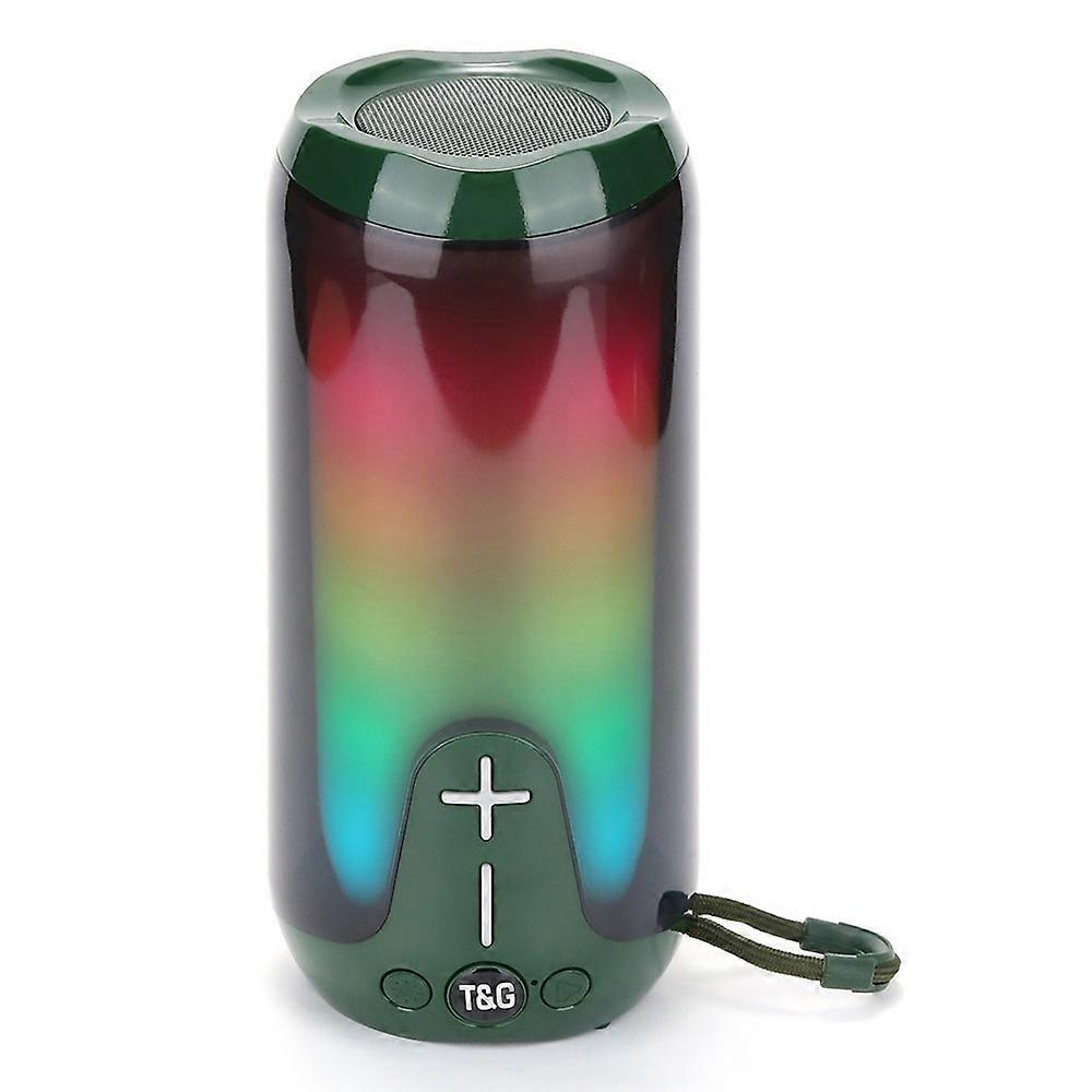 T&amp;G TG651 Colorful Lantern Bluetooth-compatible Speaker TWS Wireless Subwoofer FM Radio Portable